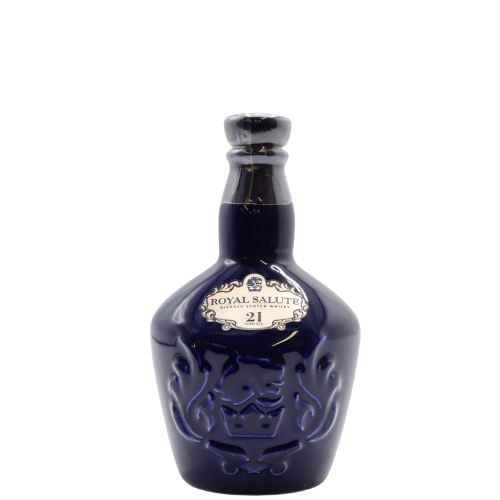 "Royal Salute 21 Year Old 5cl Miniature bottle, luxury blended Scotch whisky taster size for HOFGRAPES.COM"